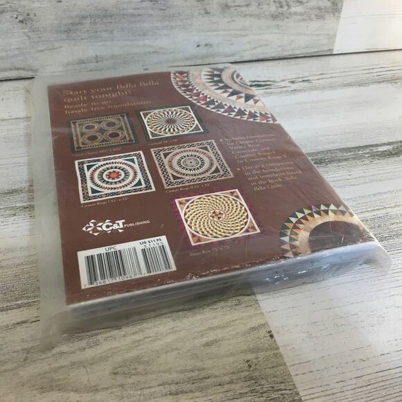 NEW SEALED Bella Bella Quilts Paper Foundation 8 Sheets 28" x 40" Italian Mosaic - Picture 3 of 3